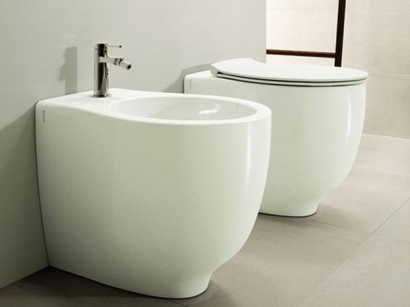 Биде HATRIA LE FIABE Y1E101 напольное цвет белый