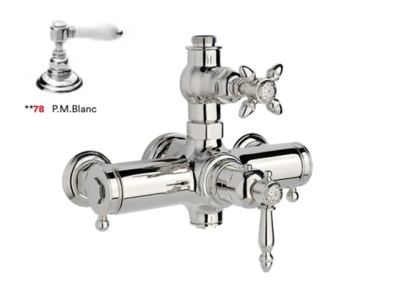 Nicolazzi Смеситель для душа P.Mont Blanc 4917 CR 78 цвет хром