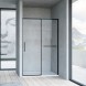 Vincea Душевая дверь Слим Софт (Slim Soft) VDS-1SS100CLB, 1000, черный, стекло прозрачное