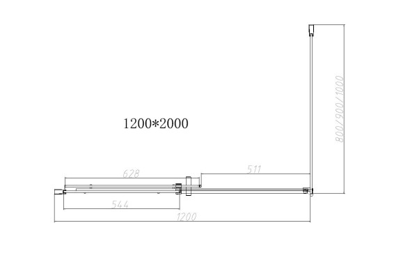 Vincea Душевой уголок Дайс (Dice) VSR-4D1012CL, 1200*1000, хром, стекло прозрачное