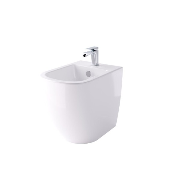 Hidra Faster, напольное биде c крепежом, 53x36,5x42,5h см, цвет белый глянцевый