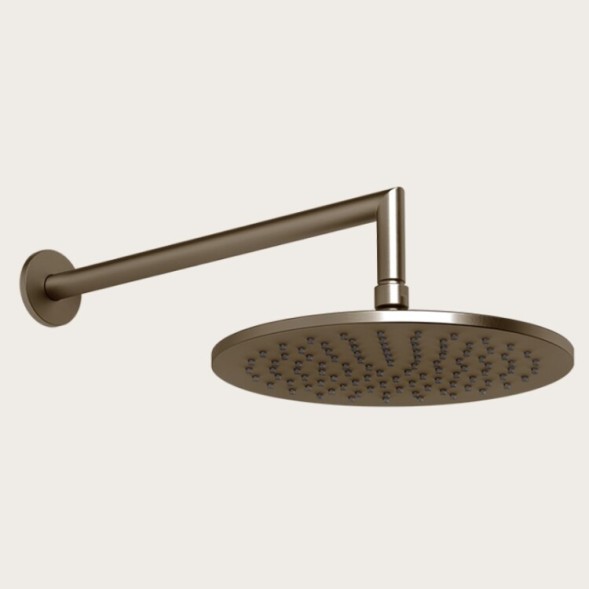 Gessi Верхний душ, 250*250, цвет брашиварованная бронза