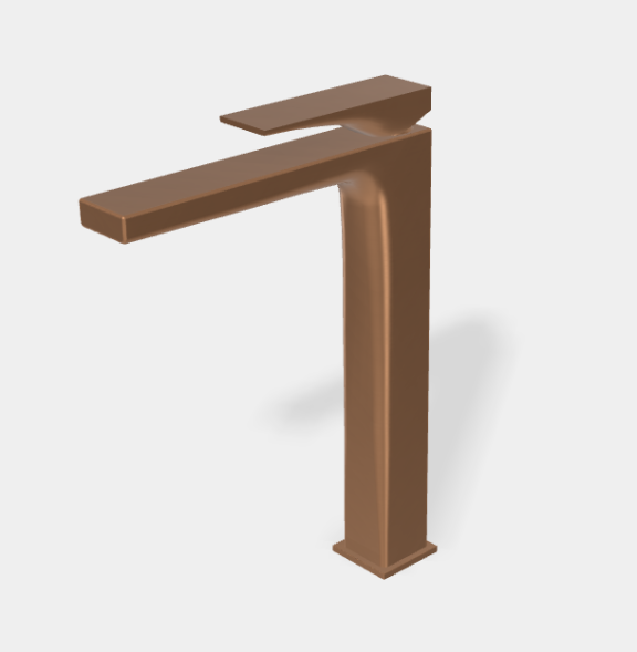 Смеситель для раковины, Fima Carlo Frattini, Zeta, цвет-брашированная античная бронза F3961/HNZS