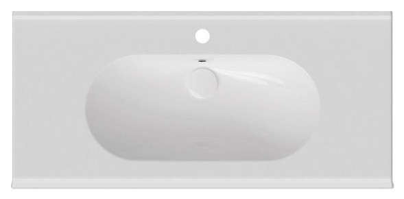 Раковина ISVEA Sentimenti накладная ШГВ 1000*450*170 цвет белый 10SM50100