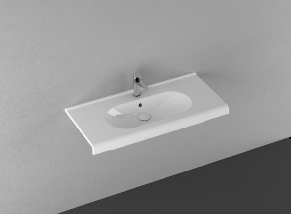 Раковина ISVEA Sentimenti накладная ШГВ 1000*450*170 цвет белый 10SM50100