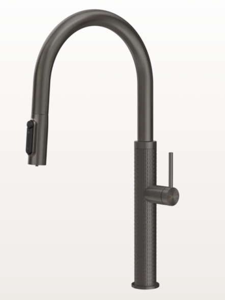 Gessi Смеситель для кухни, Flessa, цвет Черный брашированный металл