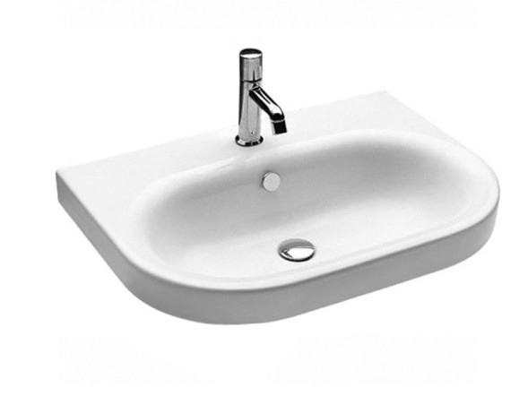 Раковина HATRIA DAYTIME Y0YV01 подвесная с одним отверстием с переливом цвет белый