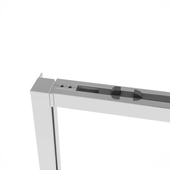 Vincea Душевая дверь Слим Софт (Slim Soft) VDS-1SS110CL, 1100, хром, стекло прозрачное