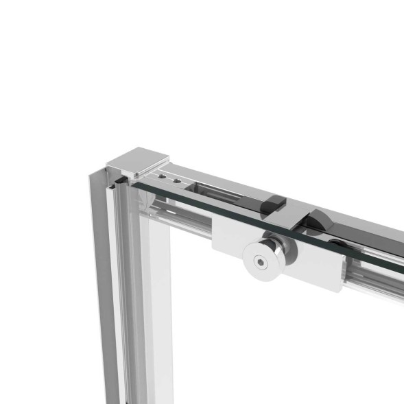 Vincea Душевая дверь Слим Софт (Slim Soft) VDS-1SS110CL, 1100, хром, стекло прозрачное