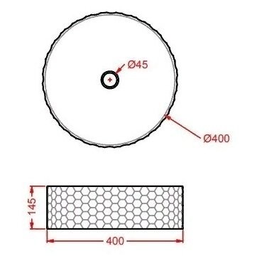 Раковина Artceram Esagono накладная  цвет белый  OSL013 01 00