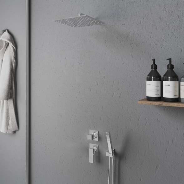 Paini 21CR425 Дивертор для переключения потоков Грация на 2 выхода, встраиваемый, хром