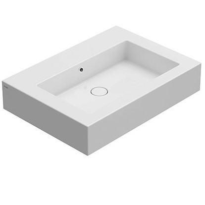 Раковина GLOBO INCANTHO подвесная или на столешницу с одним намеченным отверстием цвет белый IN071ABI