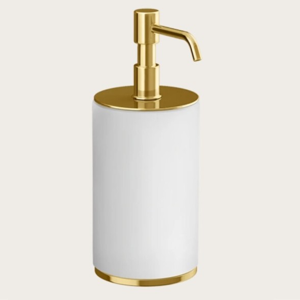 Gessi Дозатор для жидкого мыла, Origini, шгв 75*97*199, цвет дозатора брашированный никель  чёрный  66438#149