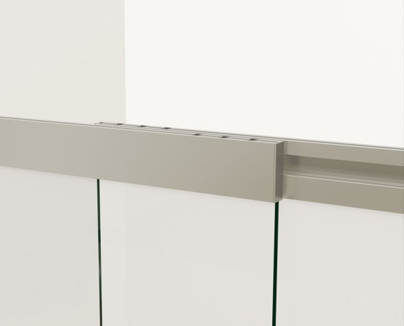 Vincea Душевая шторка на ванну VSB-1E100CG, 1000*1450, хром, стекло тонированное