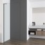Vincea Душевая перегородка Волк-Ин (Walk-In) VSW-7HA900CLGM, 900*2000, вороненая сталь, стекло прозрачное
