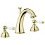 Смеситель для раковины Webert Dorian DO750101010. золото