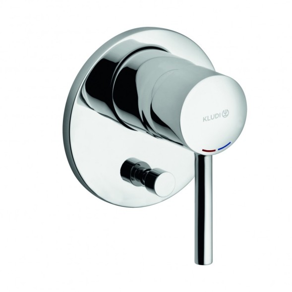 Смеситель KLUDI BOZZ 387160576 для ванны и душа встраиваемый внешняя часть с переключателем воды