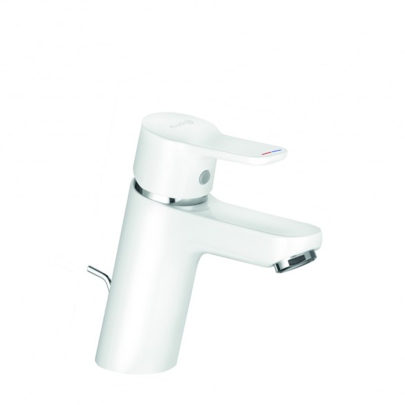 Смеситель KLUDI PURE&amp;EASY 373829165 для раковины на одно отверстие однорычажный с донным клапаном